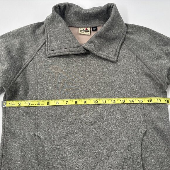 Kavu Pullover Hiking Shirt Womens Small Gray Long Sleeve Running Performance Gym - Picture 10 of 13